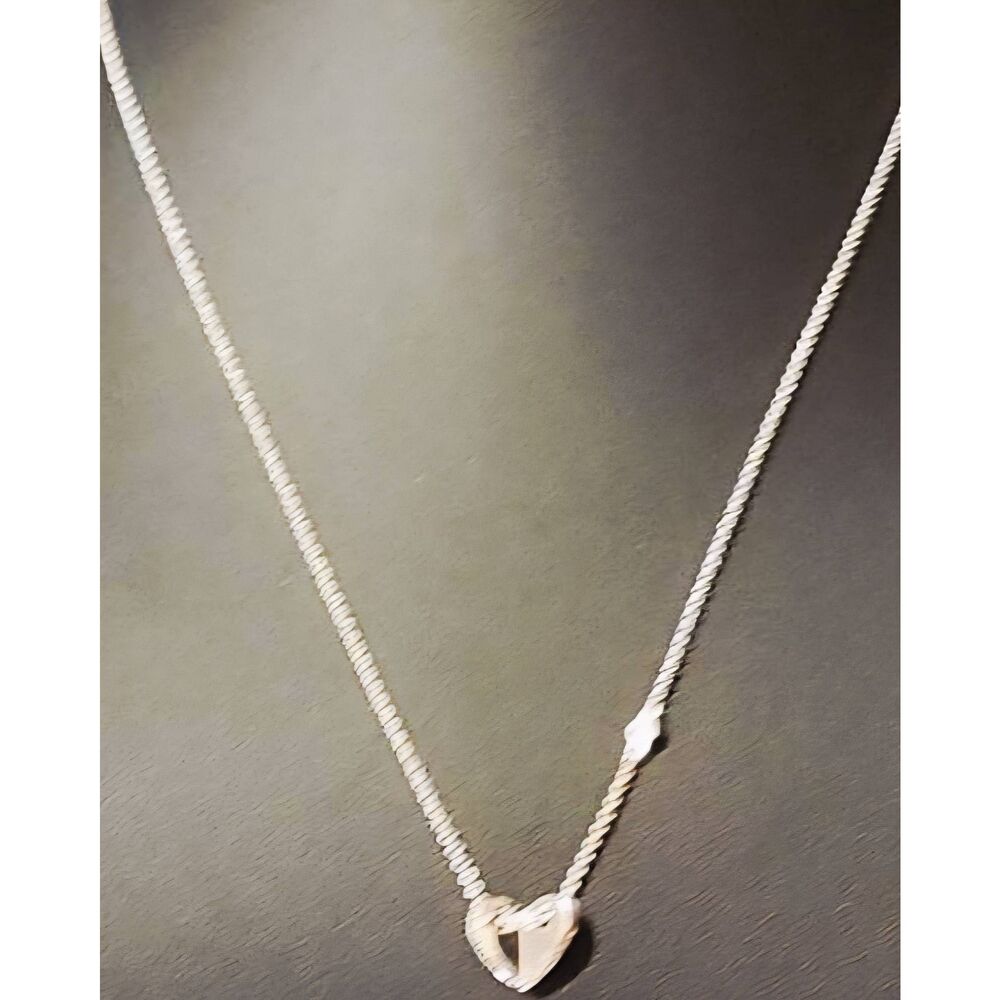Mia‎ Steling Silver 926 Open Heart Necklace